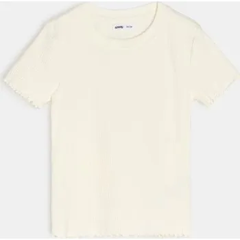 Dívčí oblečení Sinsay - Tričko s krátkým rukávem - krémová - 290GW-01X - 290GW-01X-152