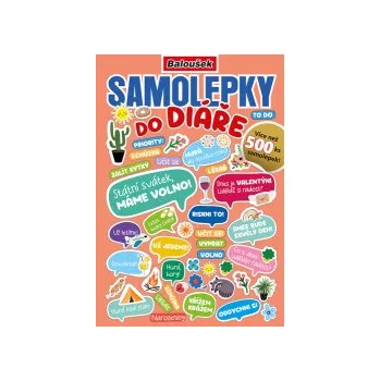 Kalendář Samolepkový sešit Samolepky do diáře