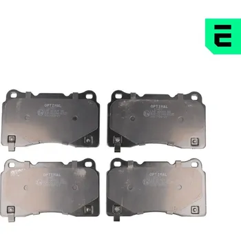 Brzdová destička Sada brzdových destiček, kotoučová brzda OPTIMAL BP-12457