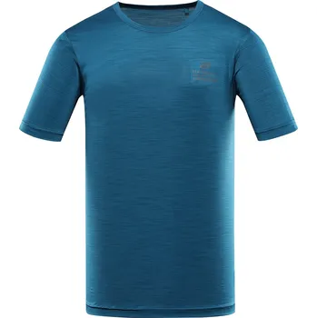 cyklistický dres ALPINE PRO ALPINE PRO pánské rychleschnoucí tričko Basik modré 3XL MODRÁ