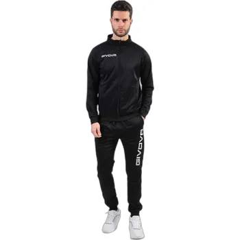 GIVOVA Sportovní souprava Givova Kuba Černá L - Prodyšná a Odolná L ČERNÁ