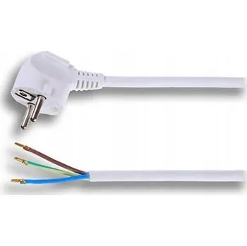 Napájecí kabel Prodlužovací Kabel zahradní, jednoduchý Solight 5 m, bílý