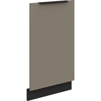 Kuchyňská skříňka Dvířka pro vestavnou myčku LUNARA - 45x72 cm, tmavě béžové / černé