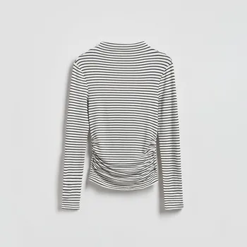 Dámské tričko Reserved - Tričko s dlouhými rukávy s řasením - vícebarevná - 343JX-MLC - 343JX-MLC-L