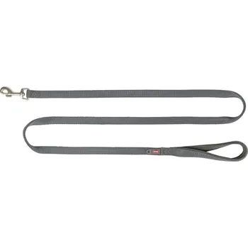 Vodítko pro psa Vodítko PREMIUM extra dlouhé, grafit XS-S: 1,80 m/15 mm