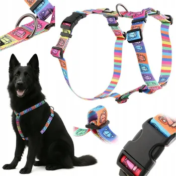 Postroj pro psa Postroj pro psa typu guard, barevný, beztlakový HUGGY DOGGY L