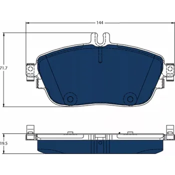 Brzdová destička TRW GDB1932BTE Sada brzdových destiček, kotoučové brzdy