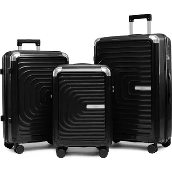 Extra odolný cestovní kufr s TSA zámkem ROWEX Nexus 3v1 Barva: Černá