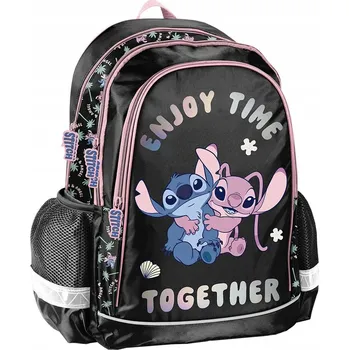 Školní batoh Školní batoh Paso Lilo a Stitch velký černý, modrý, růžový