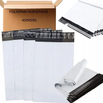 Obálka Plastové obálky bílé 4XL 450x550 mm 50 ks