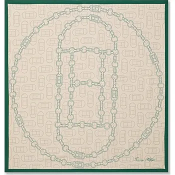 Šátek Hedvábný šátek Tommy Hilfiger AW0AW18277 béžová 01A, vel. ONE SIZE