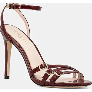 Dámská obuv Sandály Guess STRAPPY BUCKLE SANDAL 5GGZ27.7231A.F57X burgundské 83X, EUR 39
