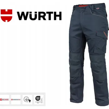 montérky PRACOVNÍ KALHOTY WURTH STRETCH X MODRÉ VEL. 56