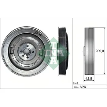 Řemenice, klikový hřídel Schaeffler INA 544 0514 10