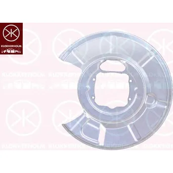 Brzdový systém Ochranný plech proti rozstřikování, brzdový kotouč KLOKKERHOLM 0066878