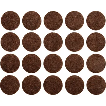 Podložka pod nábytek Vorel TO-74851 20 ks 20 mm hnědé