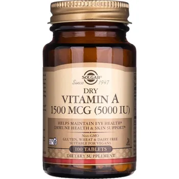 Solgar Vitamin A 5000 IU 100 tbl