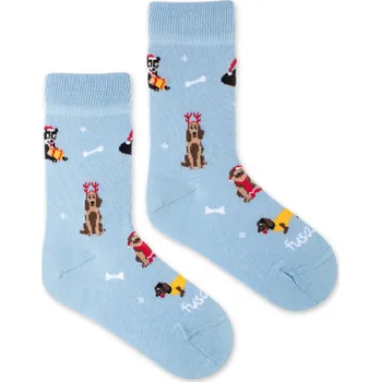 Dámské ponožky Dětské ponožky Pes vánoční S (23-26)