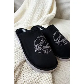 Sada pánského spodního prádla Pánské nazouváky Tiranne – černé Velikost: 42/43