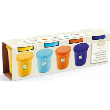 Dřevěná hračka Plastelína pro nejmenší: Přírodní barvy