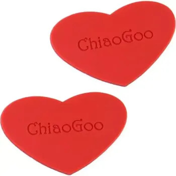 Jehlice ChiaoGoo Srdíčka na utahování (CHIAOGOO Rubber Grippers)