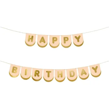 Narozeninový banner / girlanda Happy Birthday, 150 cm