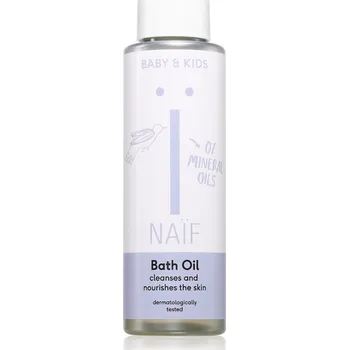 Sprchový gel Naif Baby & Kids Bath Oil mléčný koupelový olej pro miminka a děti 100 ml