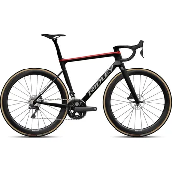 Silniční kolo RIDLEY kolo FALCN RS Ultegra Di2 UD Carbon/Candy Red Metallic/Silver velikost M