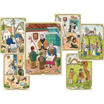 MFP 1300176 Pohlednice velikonoce Josef Lada mix motivů