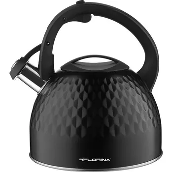 Varná konvice Florina Nerezová konvice Small Diamond 2,5l černá