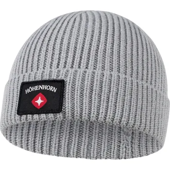 Čepice HÖHENHORN Unisex pletená zimní čepice HOHENHORN Ronce Barva: Šedá