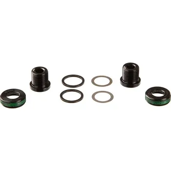 Cyklistika CRANK ARM BOLT KIT M15/M22 ALUMINIUM SELF-EXTRACTING ISIS BLACK QTY 2