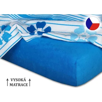 Froté prostěradlo na vysokou matraci 180x200 EXCLUSIVE Denim