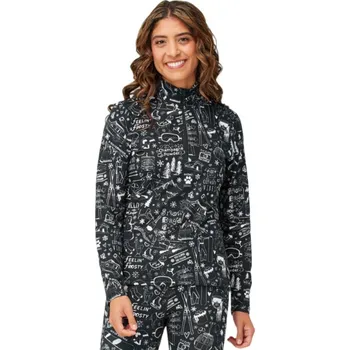 Pánské termo spodní prádlo Dámské funkční triko KRIMSON KLOVER Graffiti Top Black - M