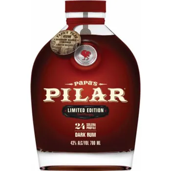 Rum Papas Pilar Dark 24y 0,7 l 43% (holá láhev)