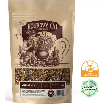 Čaj Sibi Houbový čaj Mužská síla 50 g