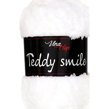 Galanterie Příze Teddy smile, 4002, bílá
