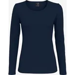 LAMBESTE triko dámské dlouhý rukáv (041) Barva: navy (námořnická), Velikost: L