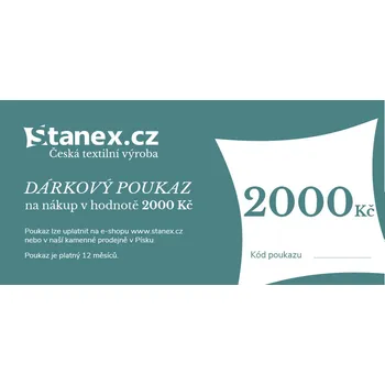 Dárkový potravinový koš Stanex - Dárkový poukaz 2000,- Kč