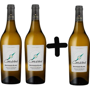 Víno Cersius Sauvignon Blanc 0,75 l 2+1 ZDARMA