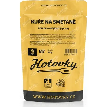 Hotové jídlo Hotovky Bezlepkové kuře na smetaně (1 porce)