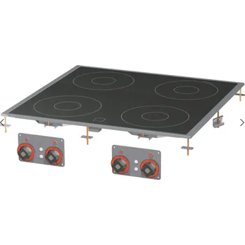 Sporák Sporák sklokeramický PCCD-88ET RM Gastro 4 zóny