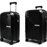 Střední a příruční cestovní kufr s TSA zámkem ROWEX Nexus 2v1 Barva: Černá