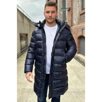 Pánská dlouhá bunda BLAUER 25WBLUK03147 modrá Velikost: 3XL