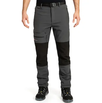 Pánské softshellové zimní kalhoty - Höhenhorn Trekmaster Barva: Šedá, Velikost: S