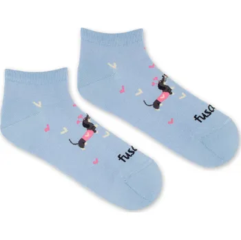 Dámské ponožky Kotníkové ponožky Zamilovaný jezevčík M (39-42)