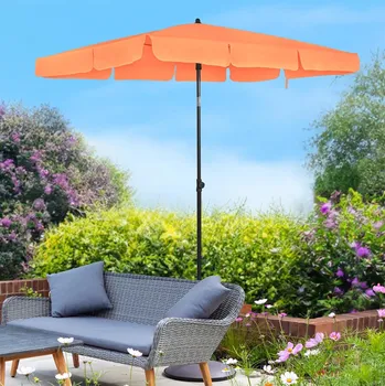 Slunečník Haushalt international Slunečník UV50+ 140 x 180 cm, oranžový 497191