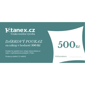 Dárkový potravinový koš Stanex - Dárkový poukaz 500,- Kč