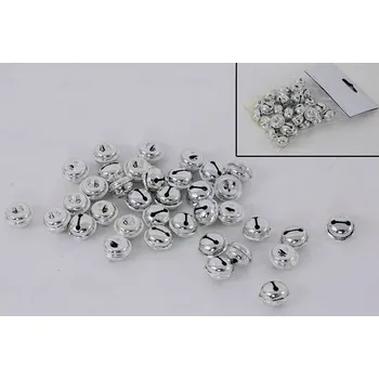 Vánoční dekorace Rolnička kovová 36ks