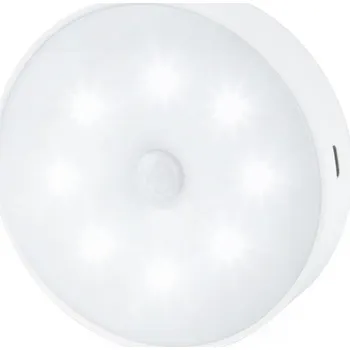 Noční světlo Nabíjecí noční LED světlo s pohybovým senzorem - studená bílá